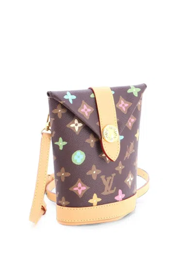 Pre-owned Louis Vuitton Envelope Pouch Tyler The Creator Monogram Craggy Canvas Shoulder Bag In Brown