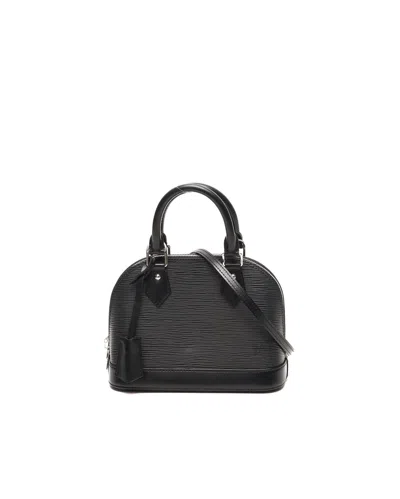 Pre-owned Louis Vuitton Epi Alma Bb Bag In Black