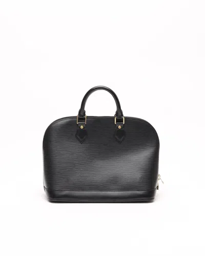 Pre-owned Louis Vuitton Epi Alma Gm In Black