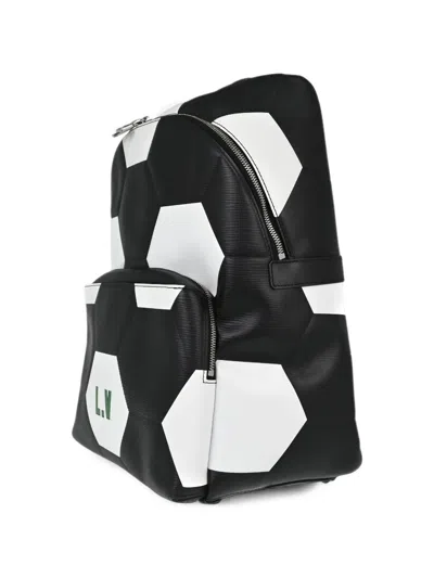 Pre-owned Louis Vuitton Epi Apollo Backpack In Black