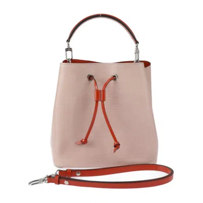 Pre-owned Louis Vuitton Epi Bicolor Orange Rose Ballerine Epi Leather Handbag Shoulder Bag Tote Bag ( In Bicolor, Orange, Rose Ballerine