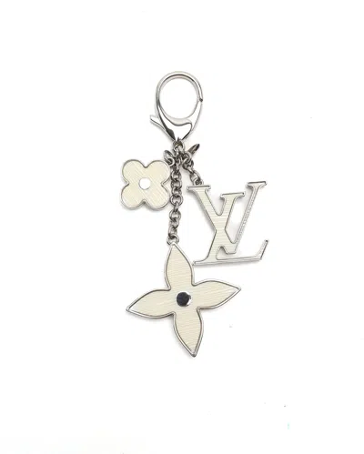 Pre-owned Louis Vuitton Epi Bijou Flower Bag Charm In White