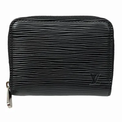 Pre-owned Louis Vuitton Epi Black Epi Leather Coin Purse/coin Case ()