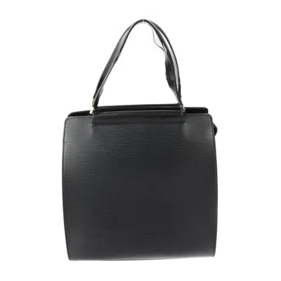 Pre-owned Louis Vuitton Epi Black Leather Handbag Tote Bag ()