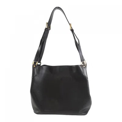 Pre-owned Louis Vuitton Epi Black Leather Shoulder Bag ()