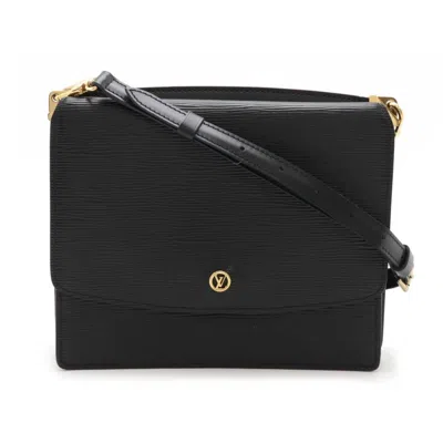 Pre-owned Louis Vuitton Epi Black Noir Epi Leather Clutch Bag Shoulder Bag ()