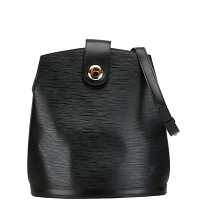 Pre-owned Louis Vuitton Epi Black Noir Leather Shoulder Bag () In Black, Noir