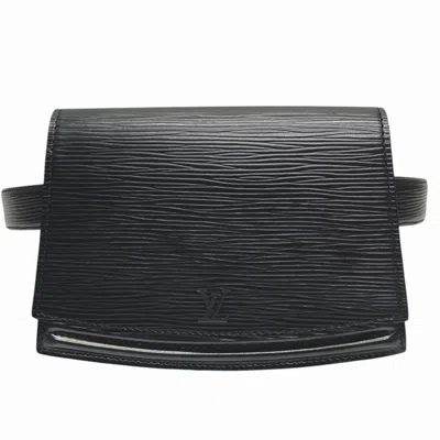 Pre-owned Louis Vuitton Epi Black Noir Pouch Sling Bag ()