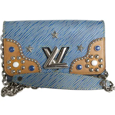 Pre-owned Louis Vuitton Epi Blue Brown Epi Leather Shoulder Bag () In Blue, Brown
