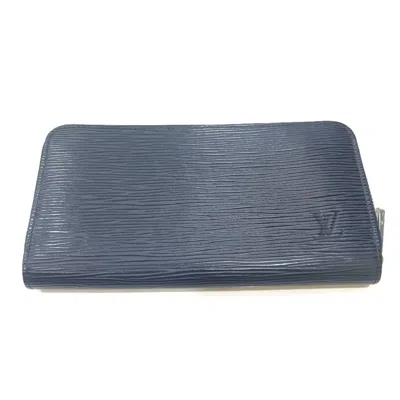 Pre-owned Louis Vuitton Epi Blue Epi Leather Long Wallet (bi-fold) ()