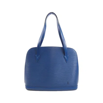 Pre-owned Louis Vuitton Epi Blue Leather Shoulder Bag ()