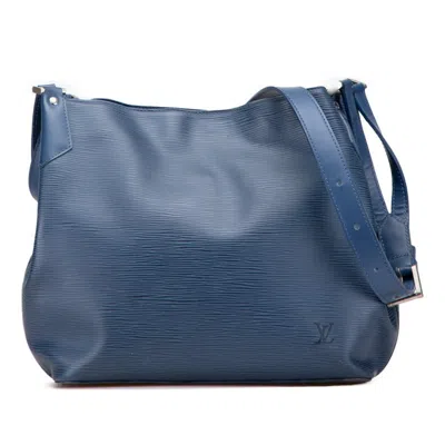 Pre-owned Louis Vuitton Epi Blue Myrtille Leather Shoulder Bag ()
