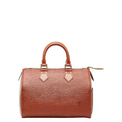 Pre-owned Louis Vuitton Epi Brown Boston Bag Handbag ()