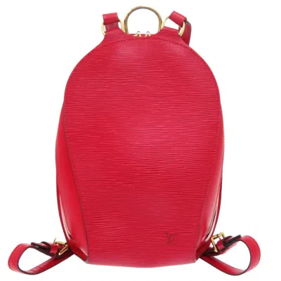 Pre-owned Louis Vuitton Epi Castilian Red Epi Leather Backpack ()