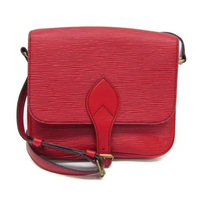 Pre-owned Louis Vuitton Epi Castilian Red Epi Leather Shoulder Bag ()