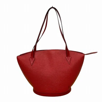 Pre-owned Louis Vuitton Epi Castilian Red Leather Tote Bag ()