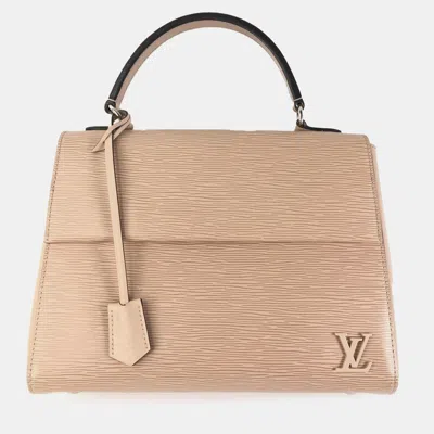 Pre-owned Louis Vuitton Epi Cluny Mm In Beige