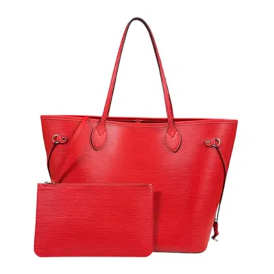 Pre-owned Louis Vuitton Epi Coquelicots Red Color Epi Leather Tote Bag ()