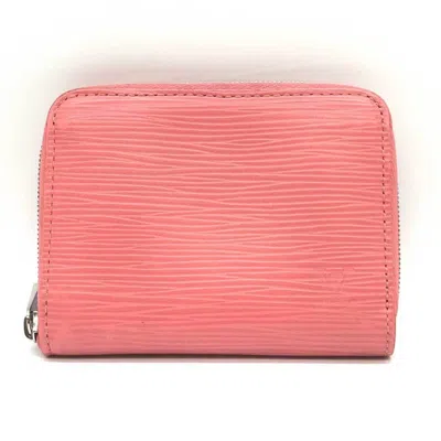 Pre-owned Louis Vuitton Epi Corail Pink Epi Leather Coin Purse/coin Case () In Corail, Pink