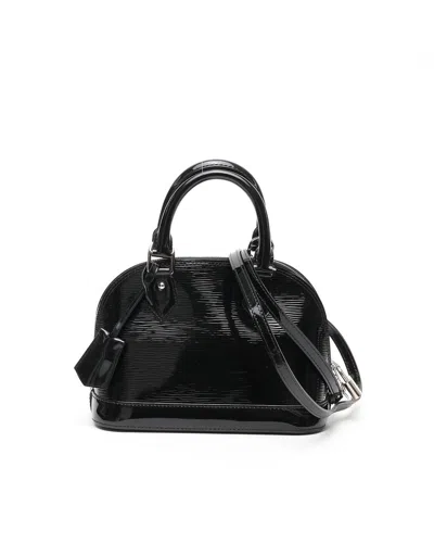 Pre-owned Louis Vuitton Epi Electric Alma Bb Bag In Black