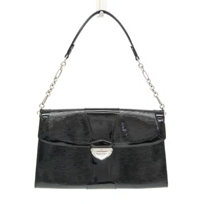 Pre-owned Louis Vuitton Epi Electric Noir Patent Leather Shoulder Bag ()