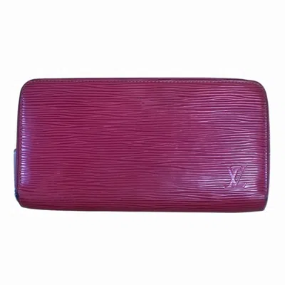 Pre-owned Louis Vuitton Epi Hot Pink Epi Leather Long Wallet (bi-fold) ()
