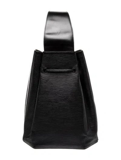 Pre-owned Louis Vuitton Epi Leather Backpack In Black