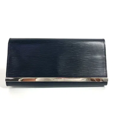 Pre-owned Louis Vuitton Epi Leather Clutch Bag Shoulder Bag () In Black