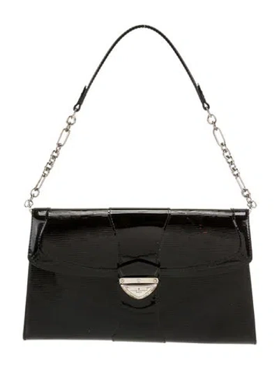 Pre-owned Louis Vuitton Epi Leather Epi Electric Lena Pochette Vintage In Black