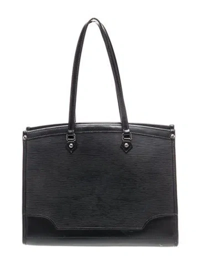 Pre-owned Louis Vuitton Epi Leather Epi Leather Madeleine Gm In Black