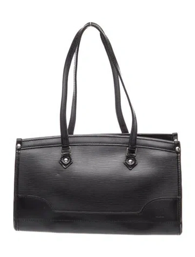 Pre-owned Louis Vuitton Epi Leather Epi Leather Madeleine Pm In Black