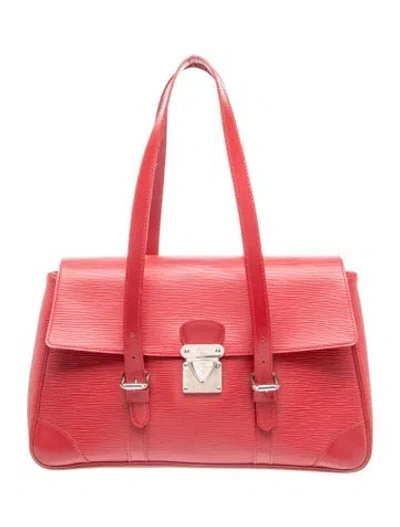 Pre-owned Louis Vuitton Epi Leather Epi Leather Segur Mm In Red