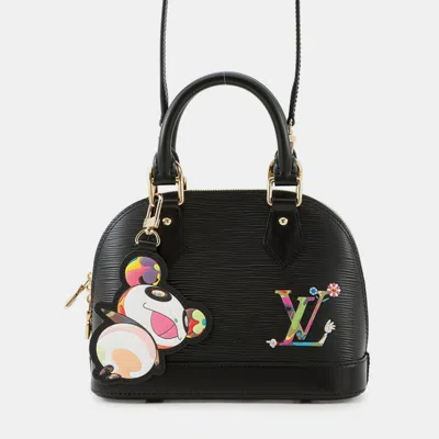 Pre-owned Louis Vuitton Epi Leather Handbag Lv X Tm Alma Bb Black Shoulder Bag.