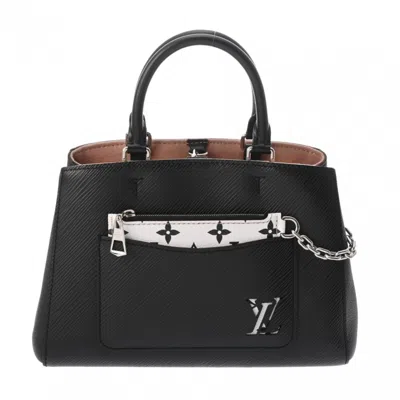 Pre-owned Louis Vuitton Epi Leather Handbag Pouch () In Black