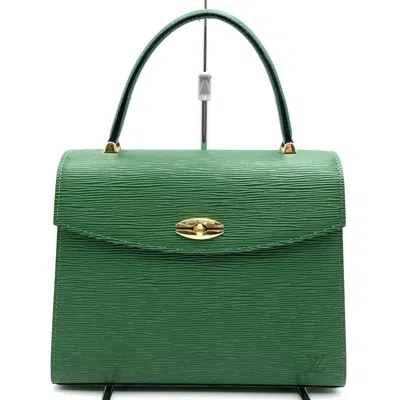 Pre-owned Louis Vuitton Epi Leather Handbag () In Green