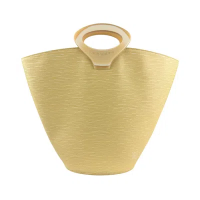 Pre-owned Louis Vuitton Epi Leather Handbag () In Yellow