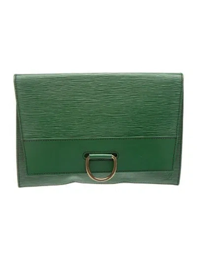 Pre-owned Louis Vuitton Epi Leather Iéna In Green
