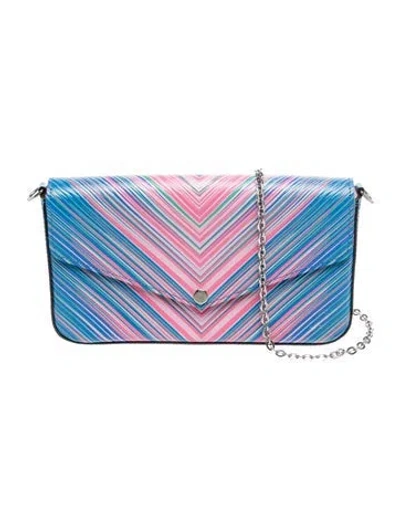 Pre-owned Louis Vuitton Epi Leather Pochette Félicie In Multi