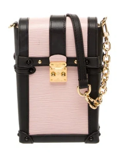 Pre-owned Louis Vuitton Epi Leather Pochette Trunk Vertical In Multi