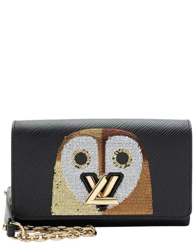 Louis Vuitton Epi Leather Sequin Owl Twist Chain Wallet (authentic Pre-loved)