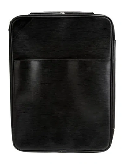 Pre-owned Louis Vuitton Epi Leather Suitcase In Black