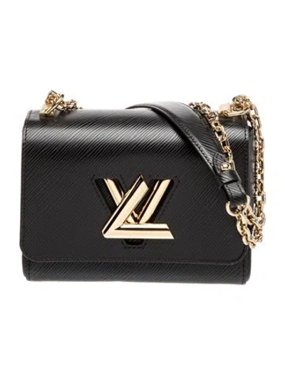 Pre-owned Louis Vuitton Epi Leather Twist Mm In Black