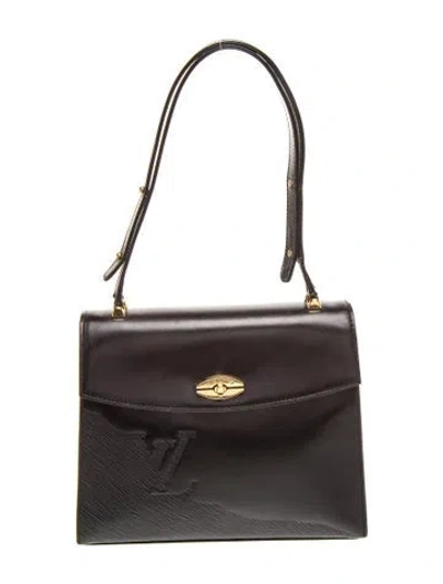 Pre-owned Louis Vuitton Epi Leather Vintage Epi Opera Delphes Bag Vintage In Black