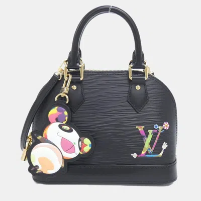 Pre-owned Louis Vuitton Epi Lv X Tm Alma Bb Handbag In Black