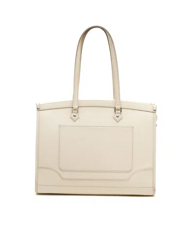 Louis Vuitton Epi Madeleine Gm Bag In White