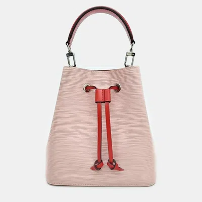Pre-owned Louis Vuitton Epi Neonoe Bb Bag In Pink