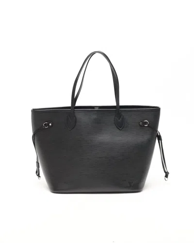 Pre-owned Louis Vuitton Epi Neverfull Mm Tote Bag In Black