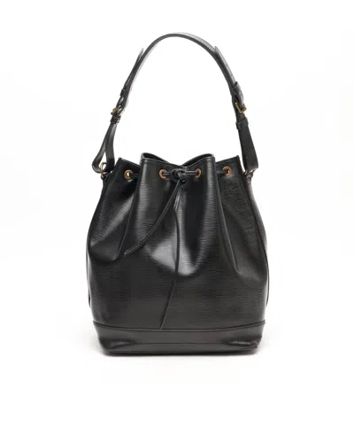 Pre-owned Louis Vuitton Epi Noé Gm Bag In Black