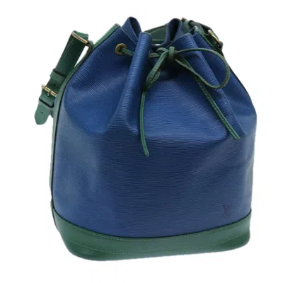 Pre-owned Louis Vuitton Epi Noe Shoulder Bag Bicolor Green Blue