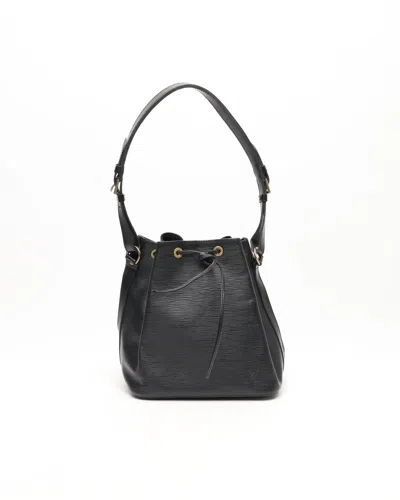 Pre-owned Louis Vuitton Epi Petit Noé Bag In Black